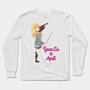 Shigatsu wa Kimi no Uso ( Your Lie in April ) Long Sleeve T-Shirt